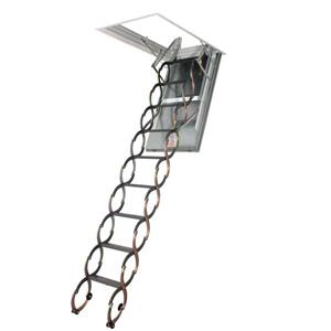 Fakro 10-ft x 30-ft Metal Insulated Attic Ladder