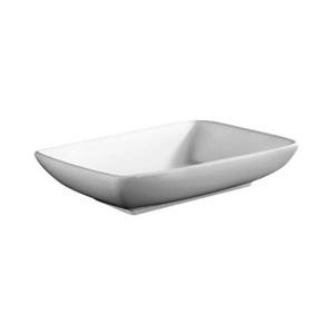 Nameeks Ceramica 23.3-in x 17.4-in White Rectangular Vessel Sink