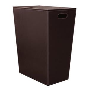 WS Bath Collections Complements II Brown Hamper with Internal Bag and Lid
