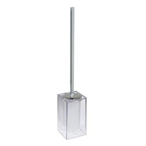 WS Bath Collections Gigi Transparent Toilet Brush Holder