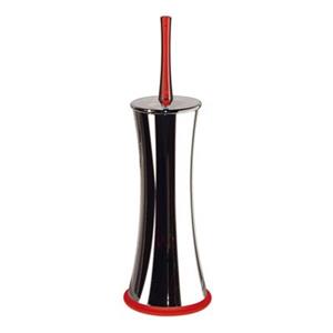 WS Bath Collections Pepe Red Toilet Brush Holder