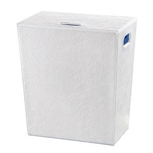 WS Bath Collections Complements II White Laundry Basket with Internal Bag