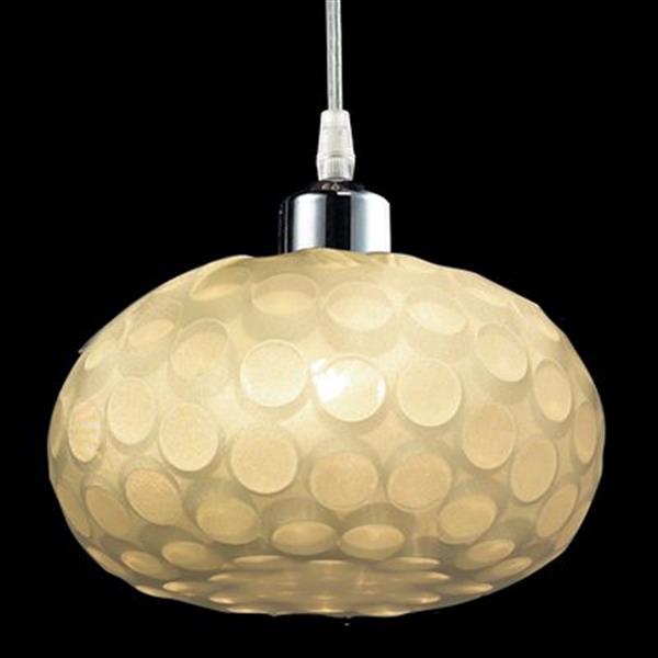 Classic Lighting Laguna Collection 8-in x 7-in Cream Dome Mini Pendant Light