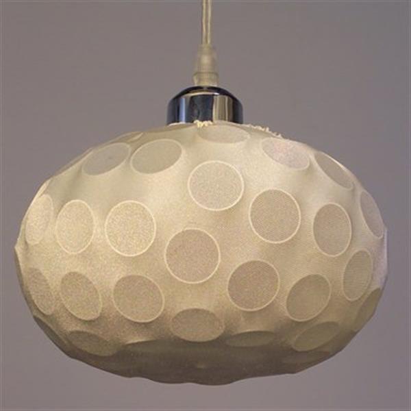 Classic Lighting Laguna Collection 8-in x 7-in Cream Dome Mini Pendant Light