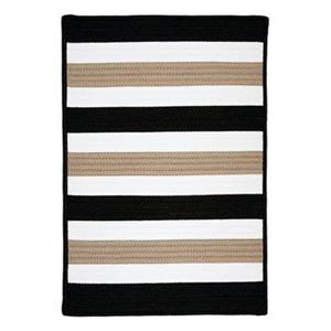 Colonial Mills Portico 5-ft x 8-ft Sharp Black Indoor/Outdoor Area Rug