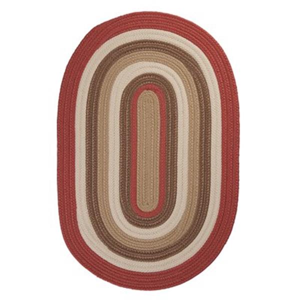 Colonial Mills Brooklyn 4-ft x 4-ft Terracotta Indoor/Outdoor Area Rug