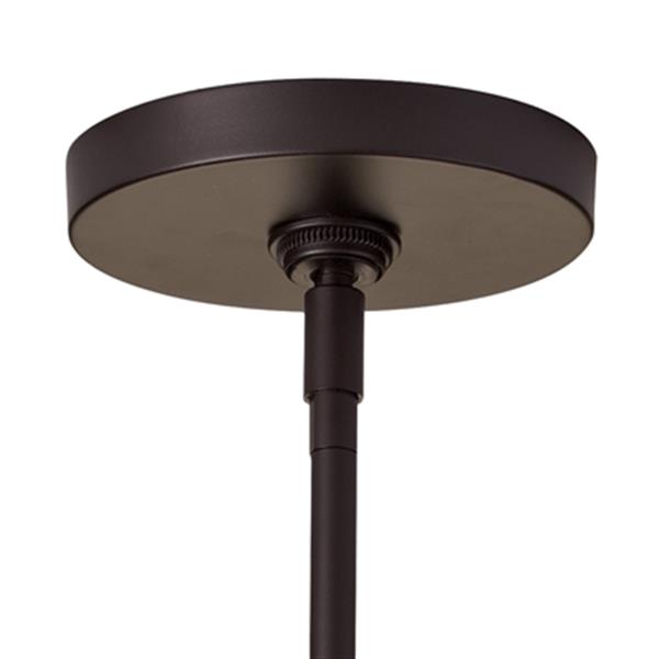 Generation Lighting Urban Renewal Collection 5.75-in x 10-in Oil-Rubbed Bronze Bell Mini Pendant Light