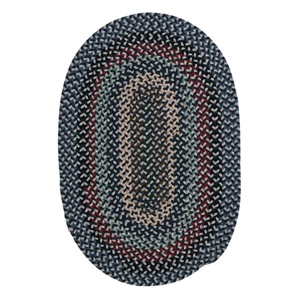 Colonial Mills Boston Common 24-in Winter Blues Runner