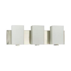Amlite Lighting Hudson Brushed Nickel 3-Light Vanity Light