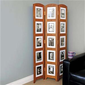 Nexxt Designs Preston 64.5-in x 33-in Cairo Triple Panel Collage Room Divider