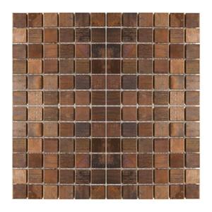 Eden Mosaic Tiles Medium Square Mosaic Tile - Antique Copper - 11-Pack