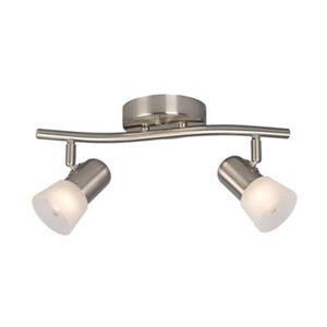 Galaxy Luna lll Brushed Nickel 2-Light Track Lighting Kit