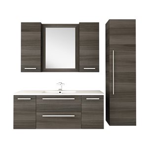 Cutler Kitchen & Bath Bathroom Mirror - Rectangle - 23" x 30" - Brown