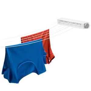 Honey Can Do DRY White Six-Line Extendable Clothesline