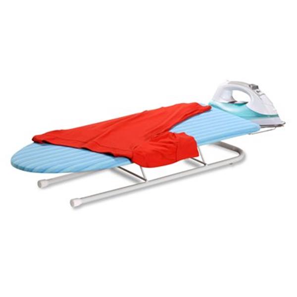 32 x 12 Polder 1234-82 Deluxe Mesh Tabletop Ironing Board with Pullout Iron Holder /& Cotton Cover