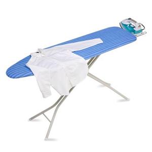Honey Can Do 36-in x 54-in Blue Ironing Board With Retractable Iron Rest