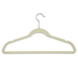 Honey Can Do White Velvet Touch Suit Hanger (50-Pack)