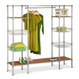 Honey Can Do WRD-02350 Freestanding Steel Closet with Basket