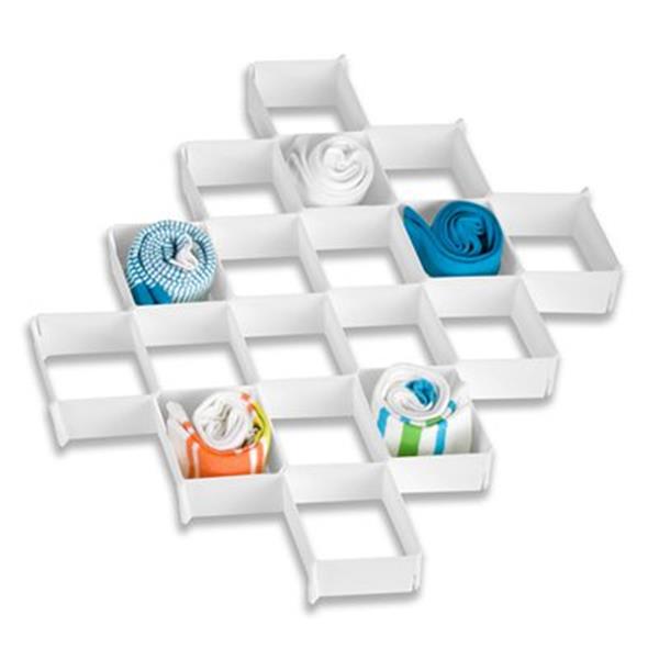 Honey Can Do White Drawer Organizer SFT01625 RONA