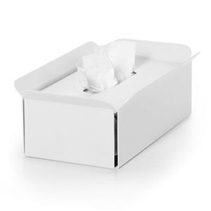WS Bath Collections Bandoni White Compliments Tissue Box