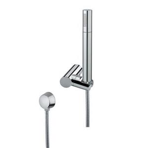 Nameeks Superinox Polished Chrome Hand Shower with Shower Bracket and Water Connection