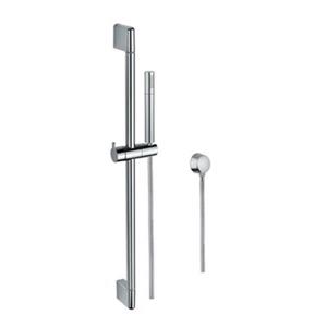 Nameeks Superinox Polished Chrome Wall Mounted Hand Shower with Sliding Rail and Water Connection