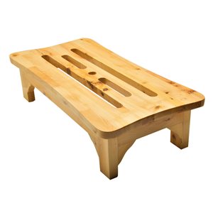 ALFI brand 24-in Solid Wood Easy Access Stepping Stool