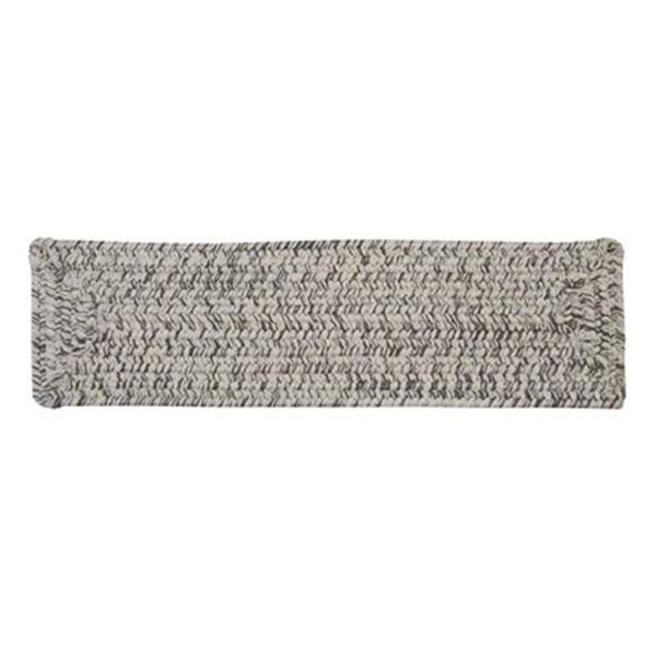 Colonial Mills Corsica 8-in x 28-in Silver Shimmer Stair Tread Mat - 13/pack