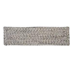 Colonial Mills Corsica 8-in x 28-in Silver Shimmer Stair Tread Mat - 13/pack