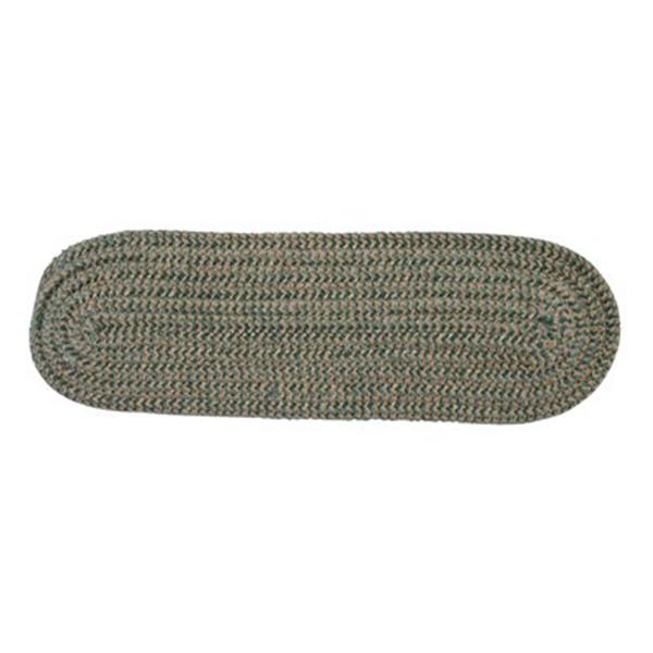 Colonial Mills Softex Check 8-in x 28-in Myrtle Green Check Stair Tread ...