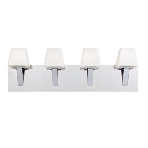 Eurofase Anglo Chrome 4-Light Bathroom Vanity Light