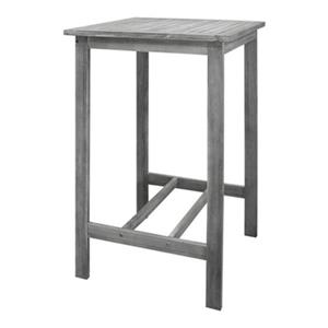 Vifah Renaissance 24-in x 24-in Brown Hand-Scraped Square Outdoor Bar Table