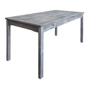 Vifah Renaissance 59-in x 31-in Brown Hand-Scraped Rectangular Outdoor Dining Table