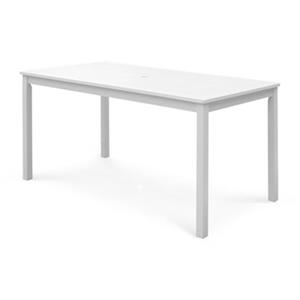 Vifah Bradley 59-in x 31-in Natural Wood Rectangular Outdoor Wood Dining Table