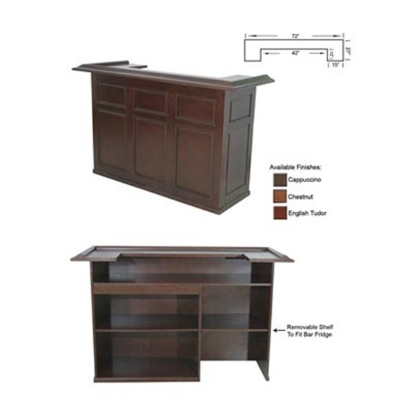 RAM GAMEROOM PRODUCTS RAM Game Room Products 72in Chestnut Brown Wood