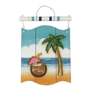 RAM Game Room Products 22-in x 16-in Cocktail Hour Outdoor Wall Art