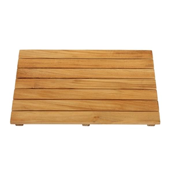 ARB Teak & Specialties Shower Mat - 20-in x 14-in - Teak - Brown