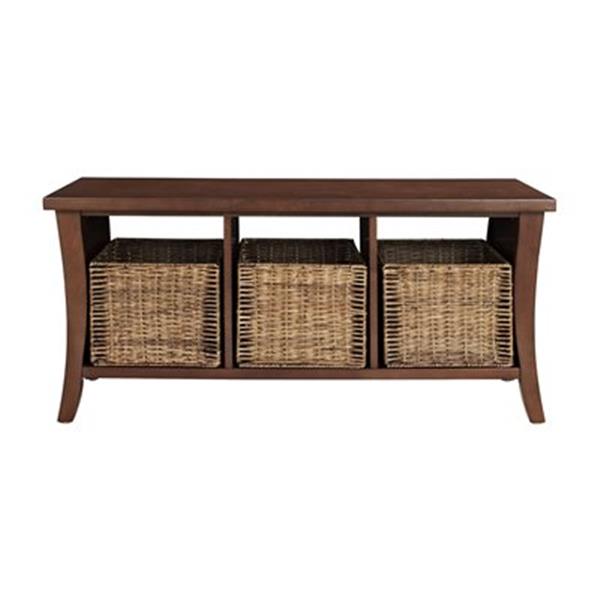 Crosley Furniture Wallis Mahogany Entryway Storage Bench Cf6002 Ma