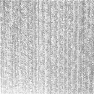 Graham & Brown Superfresco 56 sq ft White Paintable Linen Unpasted Wallpaper