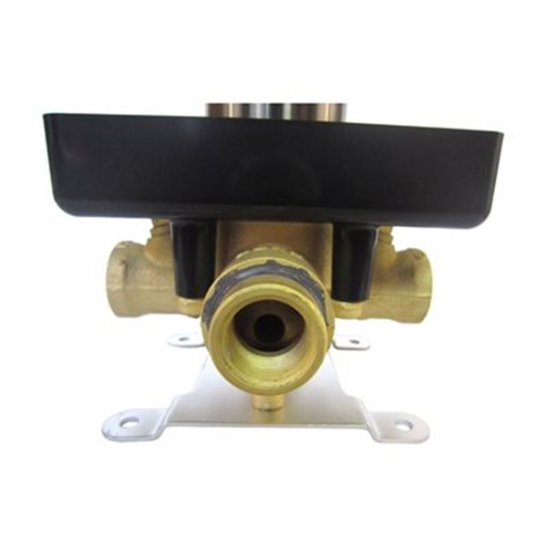 ALFI brand Shower Valve Mixer with Rounded Lever Handle and