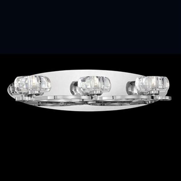 Eurofase Buca Chrome 3 Light Bathroom Vanity Light Bar 26351 018 Rona