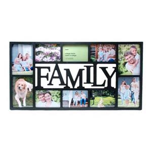 Nexxt Designs Family 10 Openings Black Collage Plastic Picture Frame
