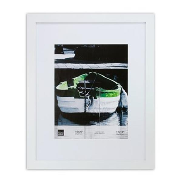 Net Designs Langford 11 In X 14 White Wood Picture Frame