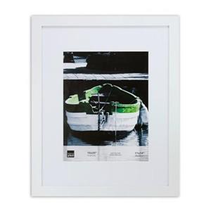 Nexxt Designs Langford 11-in x 14-in White Wood Picture Frame