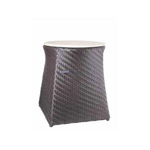WS Bath Collections Complements Brown Laundry Hamper/Stool
