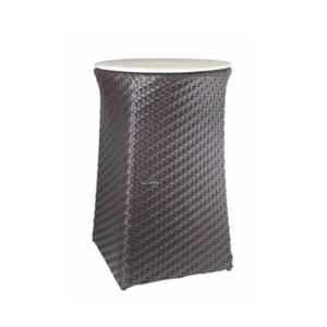WS Bath Collections Complements Dark Brown Laundry Hamper/Stool