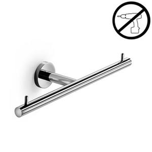 WS Bath Collections Spritz Polished Chrome  Self-Adhesive Toilet Paper Holder