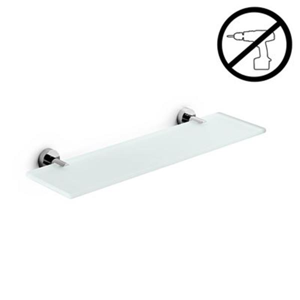 bathroom adhesive shelf