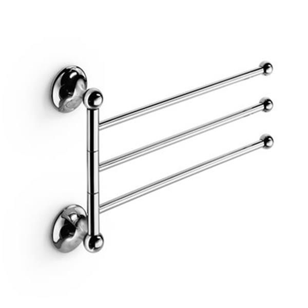 WS Bath Collections Venessia Glue 13.40-in Polished Chrome Self-Adhesive  Jointed Towel Rack | RONA