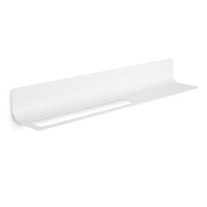 WS Bath Collections Curva 31.50-in White Towel and Accessories Holder